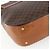 Céline Borsa a mano in tela Macadam CELINE in pelle PVC 2 in 1 marrone oro Auth 157312 D'oro - vista 9