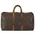LOUIS VUITTON Borsa Boston Monogram Keepall 50 M41426 LV Auth 155038 Monogramma - vista 13