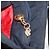 Borsa a Spalla Christian Dior Nylon Nero Oro Auth ka1164 D'oro - vista 12
