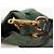PRADA Borsa a Mano Nylon 2 vie Kaki Oro Auth bs31881 D'oro Cachi - vista 10