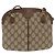 Borsa Sherry Line GG Supreme Web di GUCCI in PVC beige e oro 904 02 047 Auth ka1026 D'oro - vista 2