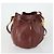 CARTIER Borsa a Spalla Must Line Pelle 5 Set Bordeaux Oro Auth mr1720 D'oro Bordò - vista 17