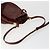 CARTIER Borsa a Spalla Must Line Pelle 5 Set Bordeaux Oro Auth mr1720 D'oro Bordò - vista 4