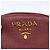 Borsa a Spalla PRADA in Pelle 2way Bordeaux Oro Auth ka1044 D'oro Bordò - vista 17