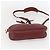 Borsa a Spalla PRADA in Pelle 2way Bordeaux Oro Auth ka1044 D'oro Bordò - vista 5