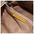 Bolso Tote Cartier Cuero charol Amarillo Plata Auth BA9040 - vista 12