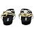 Sandali Miu Miu in pelle scamosciata nera Auth bs32095 Nero - vista 3
