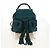 Zaino in pelle Gucci Bamboo verde argento 370833 Auth 159026V - vista 12