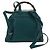Zaino in pelle Gucci Bamboo verde argento 370833 Auth 159026V - vista 2