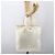 Borsa Tote PRADA in nylon bianco argento Auth ka1005 - vista 22