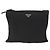 Bolsa de Ombro PRADA Nylon Preto Prata Autêntica 157878 - vista 13