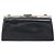 Gucci Borsa a spalla con catena in pelle nera argento Auth 160616 Nero - vista 13