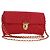 PRADA Borsa a Spalla con Catena Nylon Rosa Oro Auth 160856V D'oro