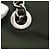PRADA Ketten-Tote aus Nylon Khaki Silber Authentisch am10142 - Ansicht 10