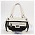 Bolsa de mão em lona preta BURBERRY Blue Label Auth ka1019 Preto - vista 12