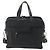 Borsa da lavoro PRADA Nylon 2 vie Nero Argento Auth 155199 - vista 2
