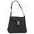 Borsa a Spalla Vala in Pelle Nera e Oro Salvatore Ferragamo Auth BA9162 Nero D'oro
