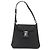 Borsa a Spalla Vala in Pelle Nera e Oro Salvatore Ferragamo Auth BA9162 Nero D'oro - vista 13