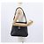 Borsa a Spalla Vala in Pelle Nera e Oro Salvatore Ferragamo Auth BA9162 Nero D'oro - vista 22