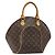 LOUIS VUITTON Borsa a Mano Monogram Ellipse MM M51126 LV Auth ep12488 Monogramma