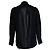 Camisa a rayas metálica Saint Laurent en negro - vista 2