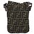 Borsa a Spalla in Tela Zucca FENDI Nera Marrone Auth 156141 Nero - vista 2