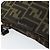 Borsa a Spalla in Tela Zucca FENDI Nera Marrone Auth 156141 Nero - vista 9