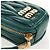 Pochette Miu Miu Matelassé Pelle Verde Oro Auth 158101SM D'oro - vista 15
