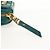 Pochette Miu Miu Matelassé Pelle Verde Oro Auth 158101SM D'oro - vista 20