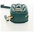 Pochette Miu Miu Matelassé Pelle Verde Oro Auth 158101SM D'oro - vista 5