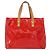 LOUIS VUITTON Borsa a Mano Monogram Vernis Reade PM Rossa M91088 LV Auth 158633 Rosso - vista 2
