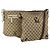 Borsa a Spalla GG Canvas Gucci 2 Set Beige Auth 156389