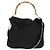 Borsa a mano in nylon Gucci Bamboo 2 vie nera oro 001 2058 1577 5 Auth gh1412 Nero D'oro