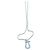 Collana con pendente Fred Force 10 oro bianco Argento