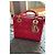 Borsa a mano Christian Dior Lady Dior in agnello rosso - vista 2
