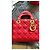 Borsa a mano Christian Dior Lady Dior in agnello rosso - vista 3