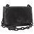 PRADA Borsa a Spalla con Catena Pelle plastica Marrone Scuro Auth am10365V