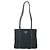 Borsa Tote PRADA in nylon e pelle nera argento autentica bs31865 Nero - vista 13