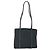 Borsa Tote PRADA in nylon e pelle nera argento autentica bs31865 Nero - vista 2