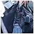 Borsa Tote PRADA in nylon e pelle nera argento autentica bs31865 Nero - vista 20