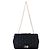 Borsa Just Cavalli in ecopelle nera trapuntata con catena dorata Nero
