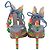Sandali con lacci e perline Sophia Webster in pelle multicolore - vista 5