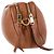 Borsa a tracolla Prada Medium Vitello Phenix con doppia zip in pelle marrone - vista 2