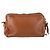 Borsa a tracolla Prada Medium Vitello Phenix con doppia zip in pelle marrone - vista 3