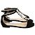 Sandali T-Strap Decorati Jimmy Choo Averie in Pelle Scamosciata Nera Nero