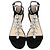 Sandali T-Strap Decorati Jimmy Choo Averie in Pelle Scamosciata Nera Nero - vista 5