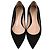 Gianvito Rossi Ballerine Gianvito in Camoscio Nero - vista 5