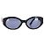 Timeless Gafas de sol ovaladas CC de Chanel en acetato negro