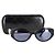 Timeless Gafas de sol ovaladas CC de Chanel en acetato negro - vista 2