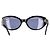 Timeless Gafas de sol ovaladas CC de Chanel en acetato negro - vista 4